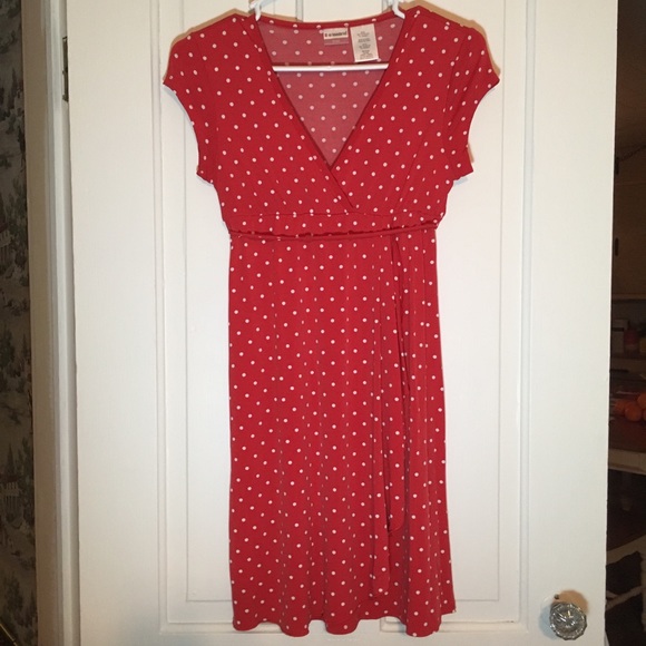 No Boundaries Dresses & Skirts - Red polka dot dress size medium (7/9)